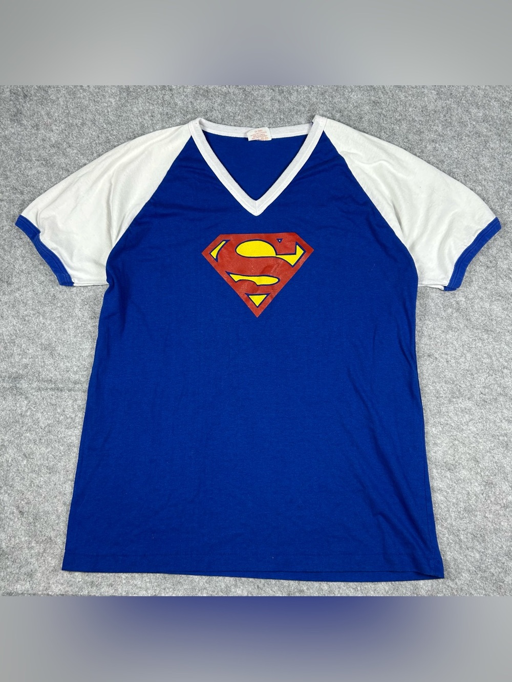 Vintage 1980s Superman DC Comics Single Stitch Movie Promo T Shirt Size Medium